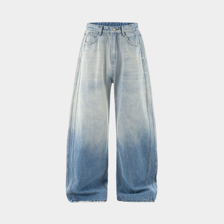 White Washed Baggy Jeans