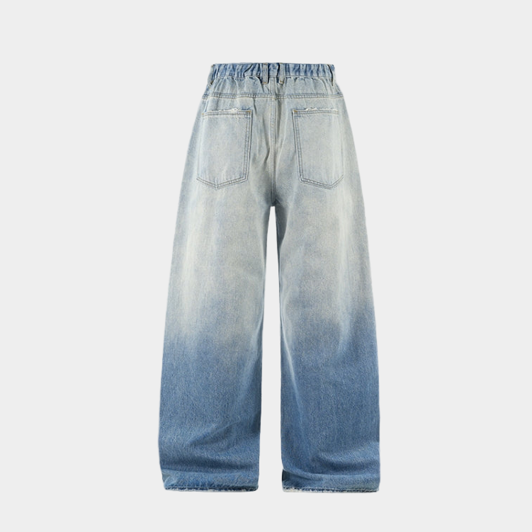 White Washed Baggy Jeans