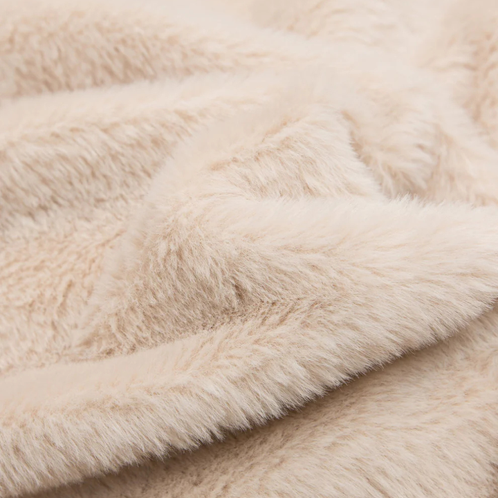 Faux Fur Lined Zip Up Winter Hooded Bomber Jacket