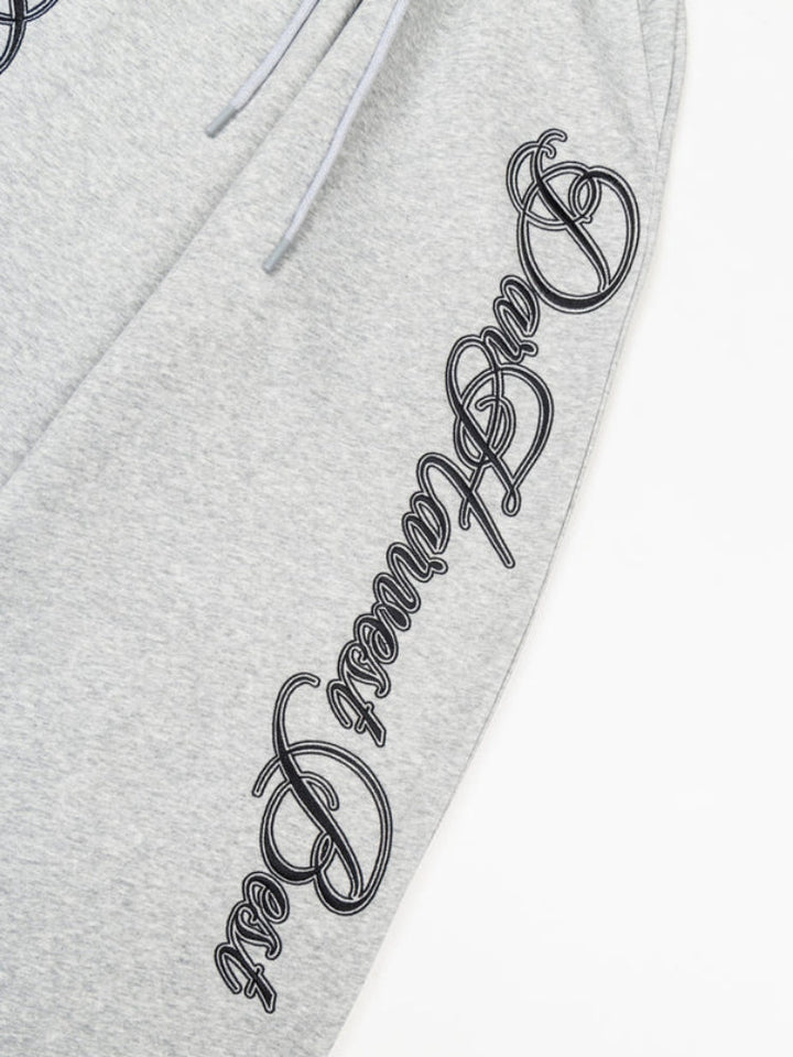 NEWGRMNTS Wide Leg Font Joggers