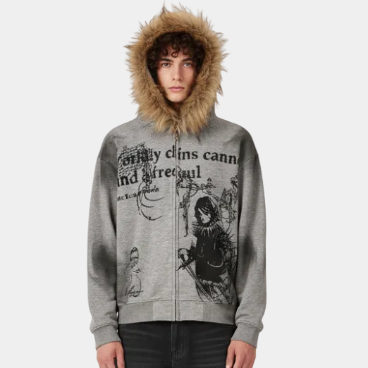 Graphic Hooded Jacket