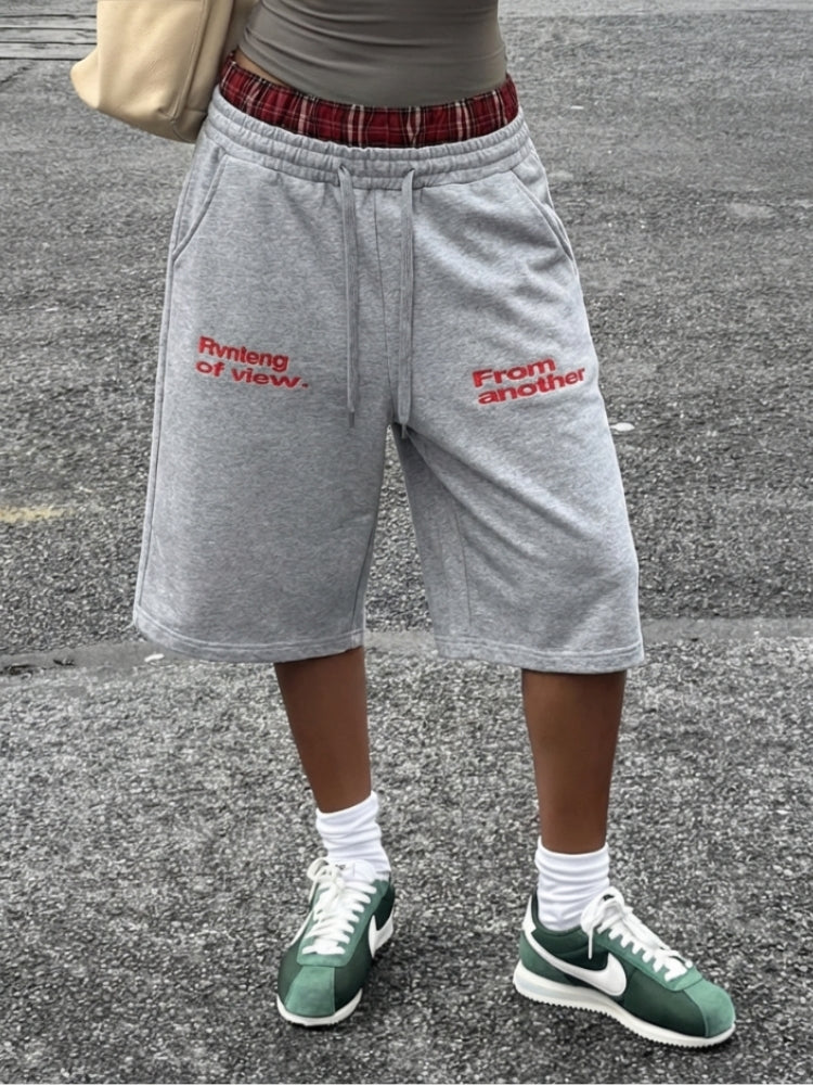 NEWGRMNTS Double Waist Checkered Jogger