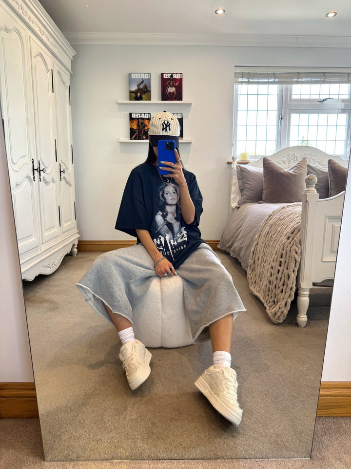 NEWGRMNTS Broken Denim Sneakers