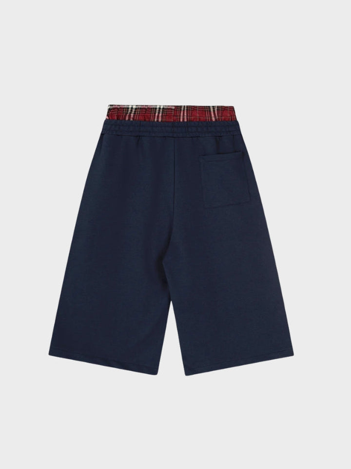 NEWGRMNTS Double Waist Checkered Jogger