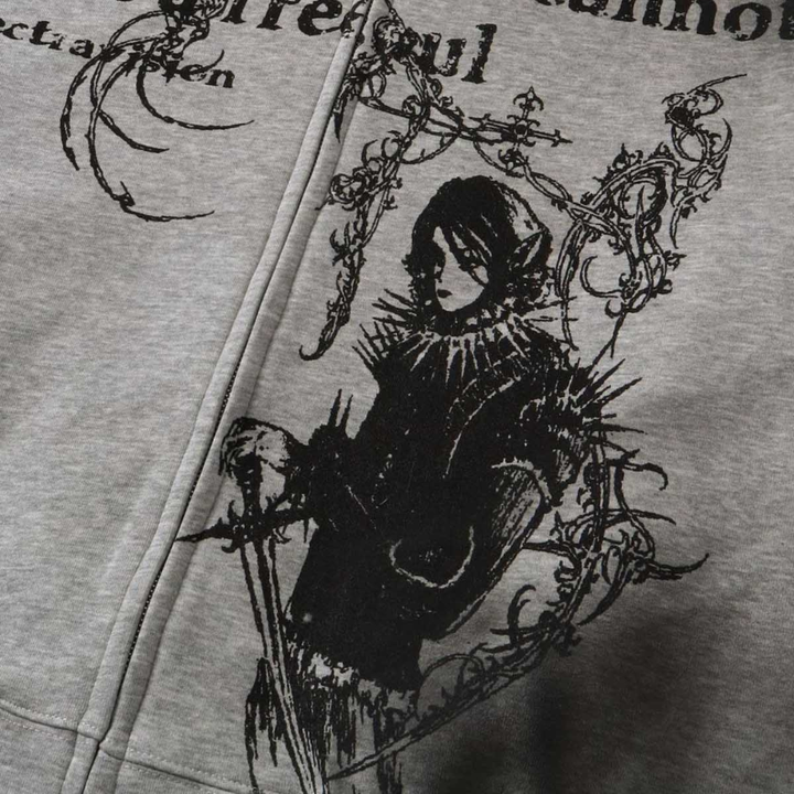 Graphic Hooded Jacket
