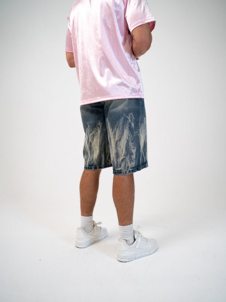 NEWGRMNTS Distressed Denim Jorts