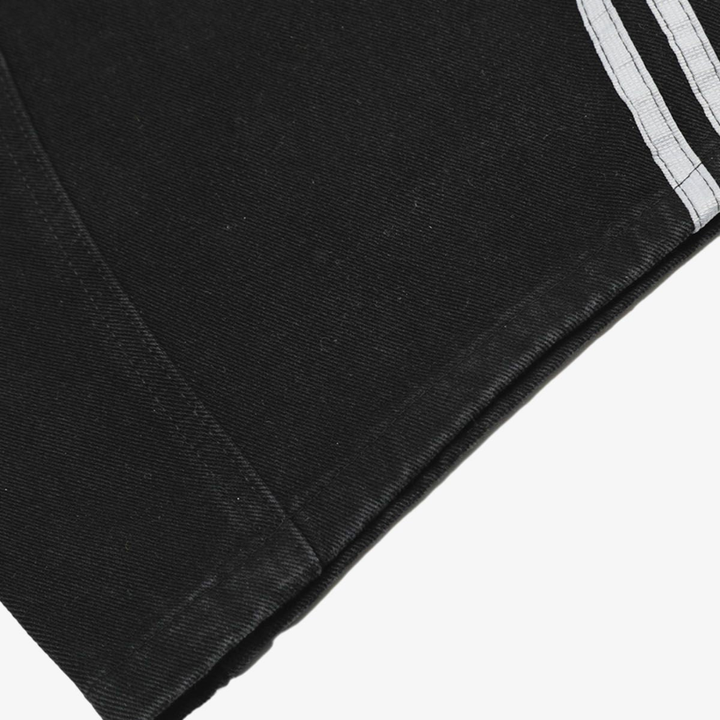 Denim Striped Barrel Jeans - Blue