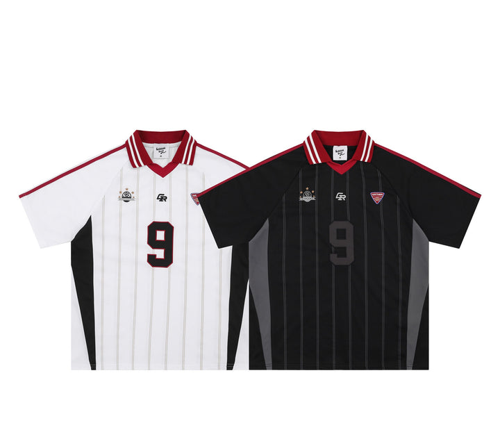 Vintage No. 9 Striped Jersey