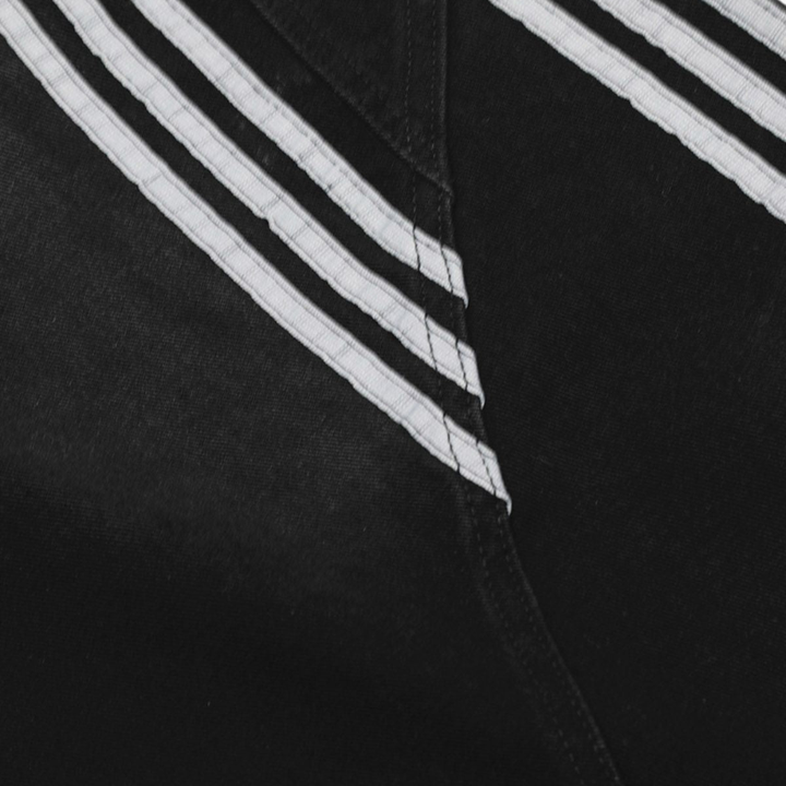 Denim Striped Barrel Jeans - Blue