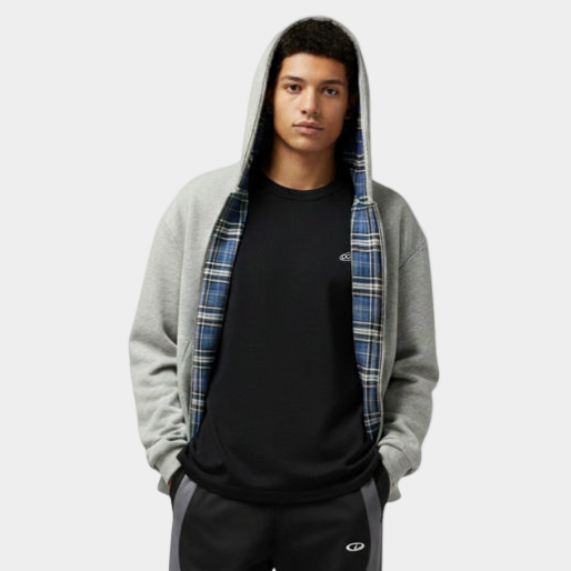 Checkered Inside Out Zipper