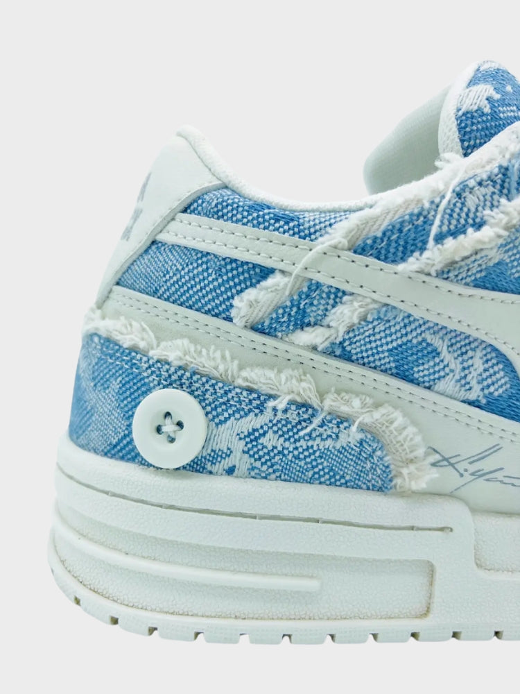 NEWGRMNTS Broken Denim Sneakers