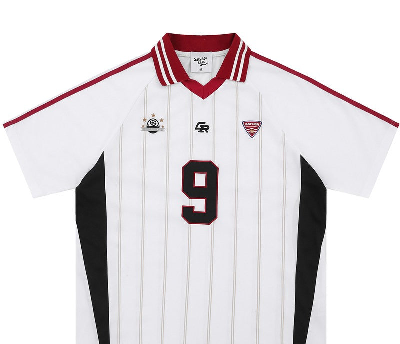 Vintage No. 9 Striped Jersey