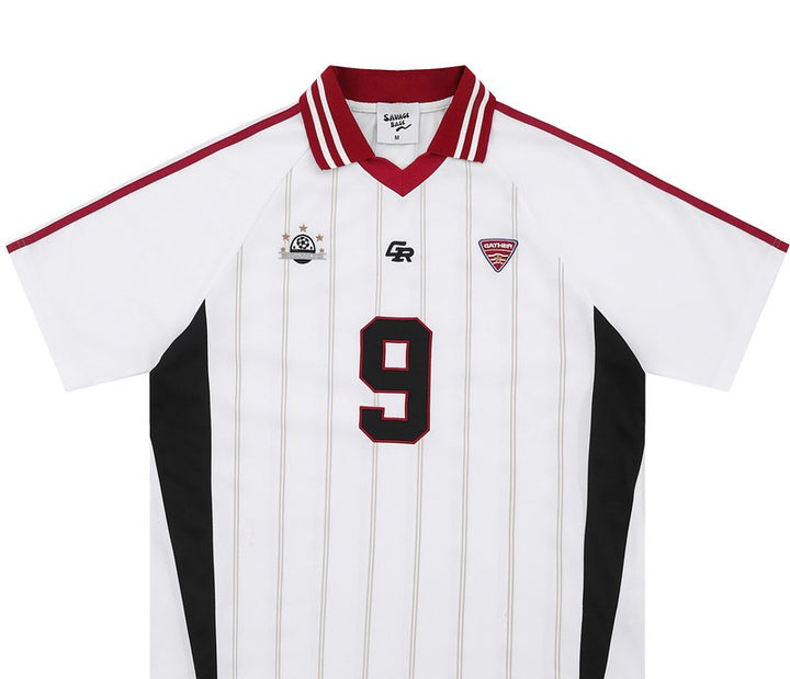 Vintage No. 9 Striped Jersey