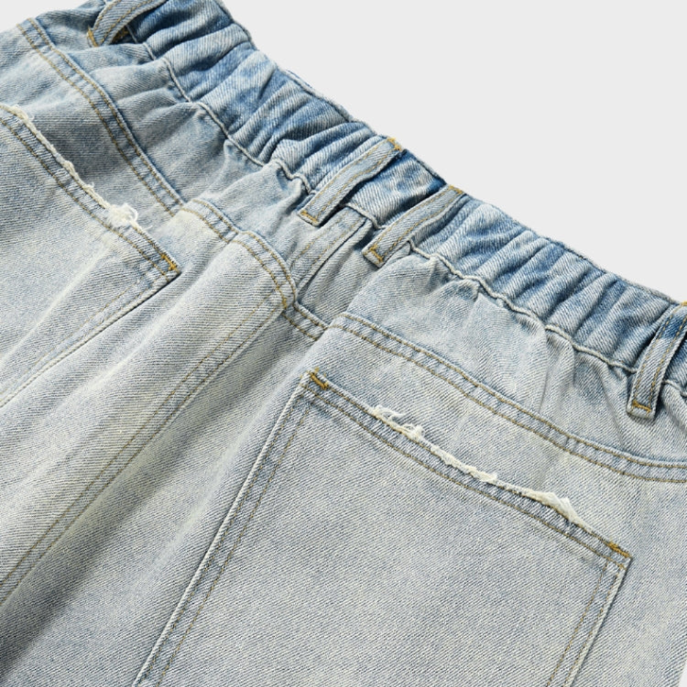 White Washed Baggy Jeans