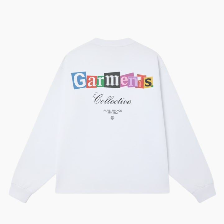 Glyph Collective Longsleeve | Pearl White