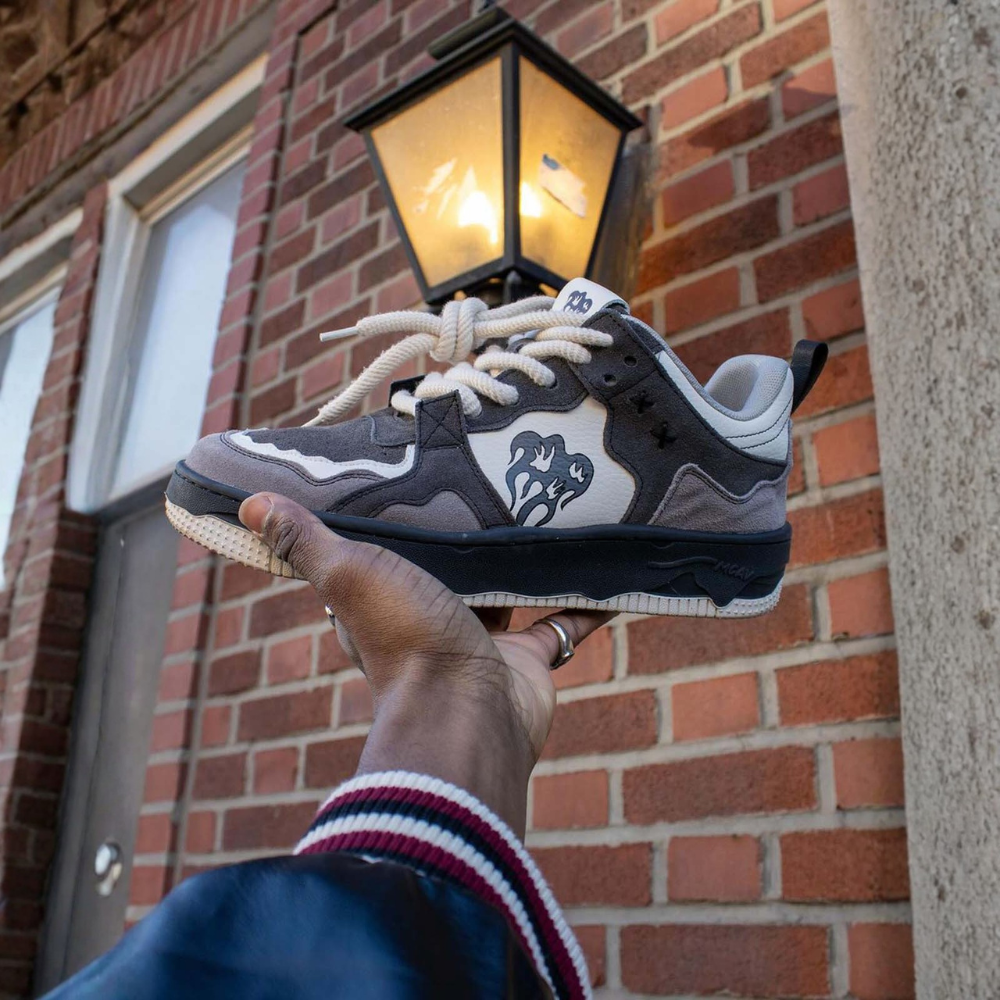 Monochrome Heavy-Duty Sneakers