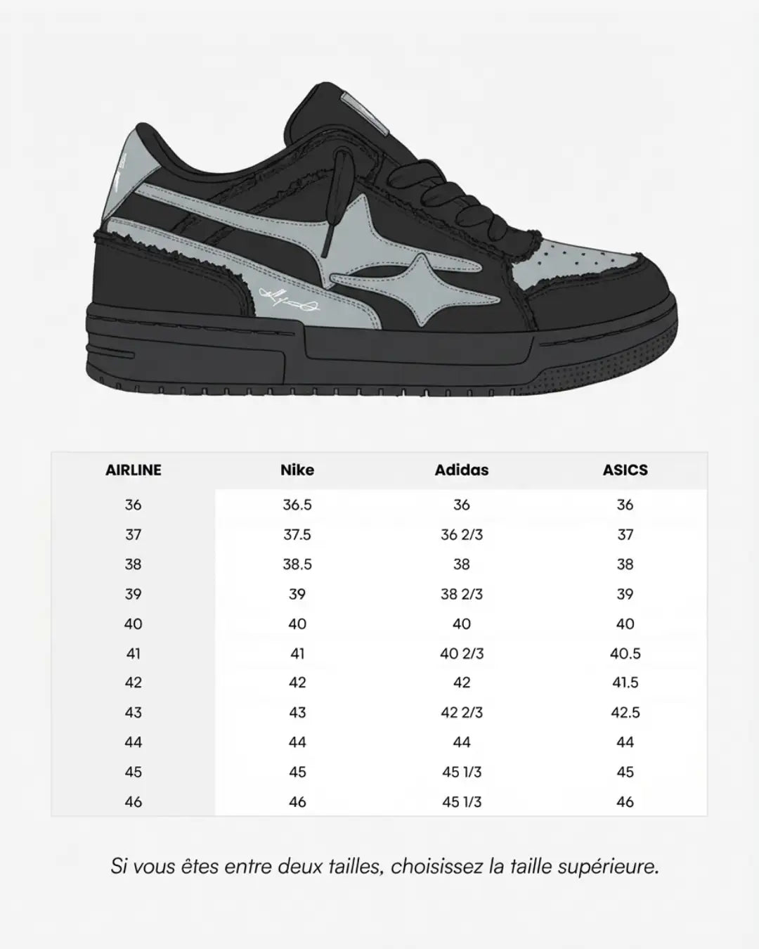 NEWGRMNTS Broken Denim Black Sneakers