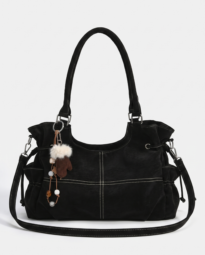 Vintage Grid Shoulder Bag