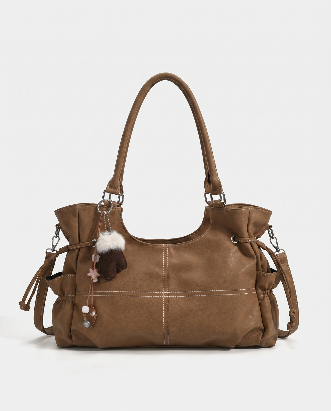 Vintage Grid Shoulder Bag