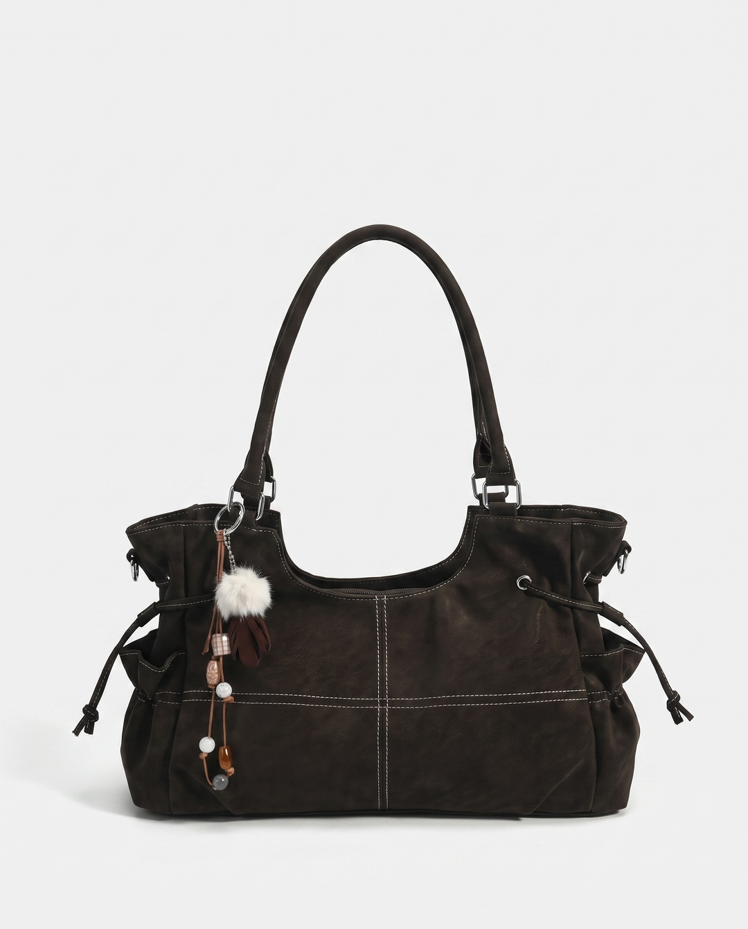 Vintage Grid Shoulder Bag