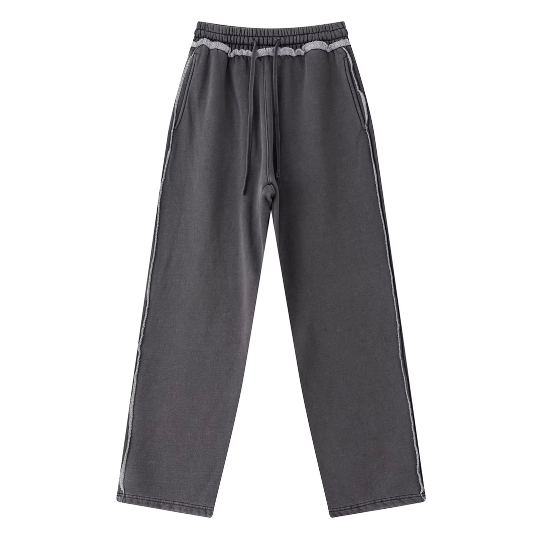 'Rigged' Heavyweight Baggy Pants - Light Grey