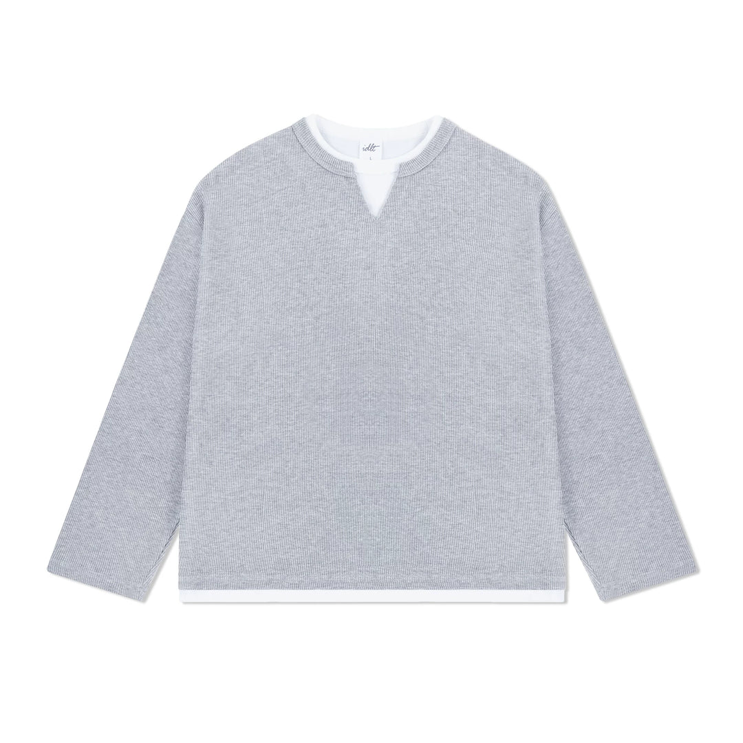 Layered Waffle Henley