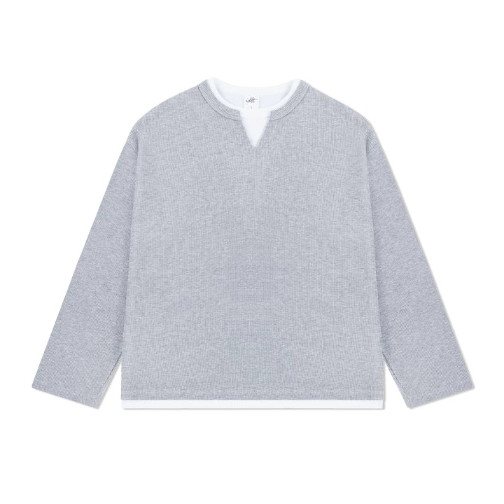 Layered Waffle Henley