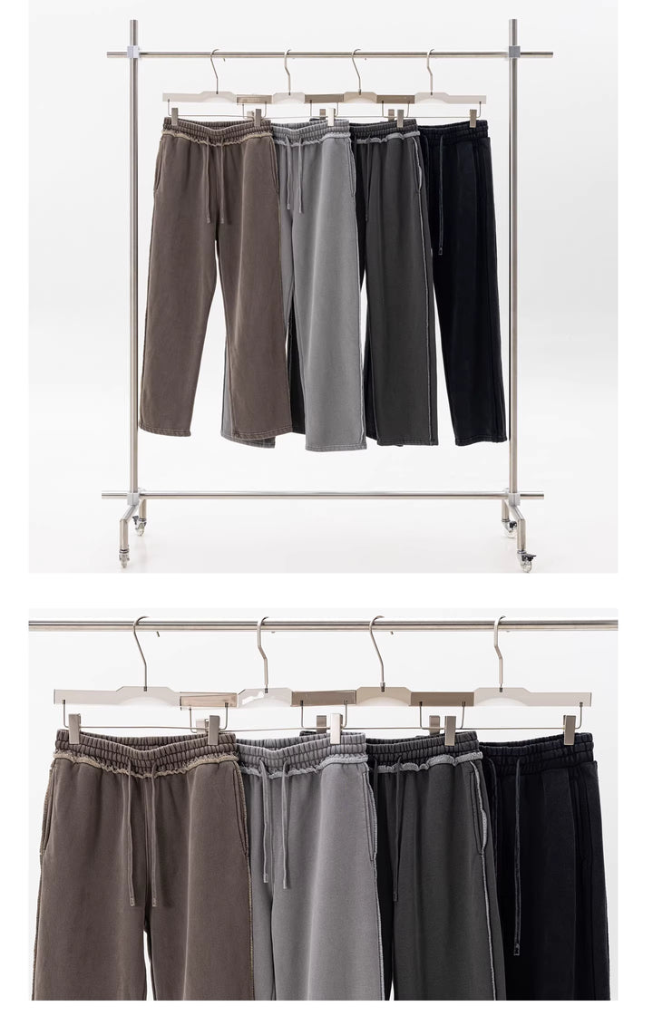 'Rigged' Heavyweight Baggy Pants - Black