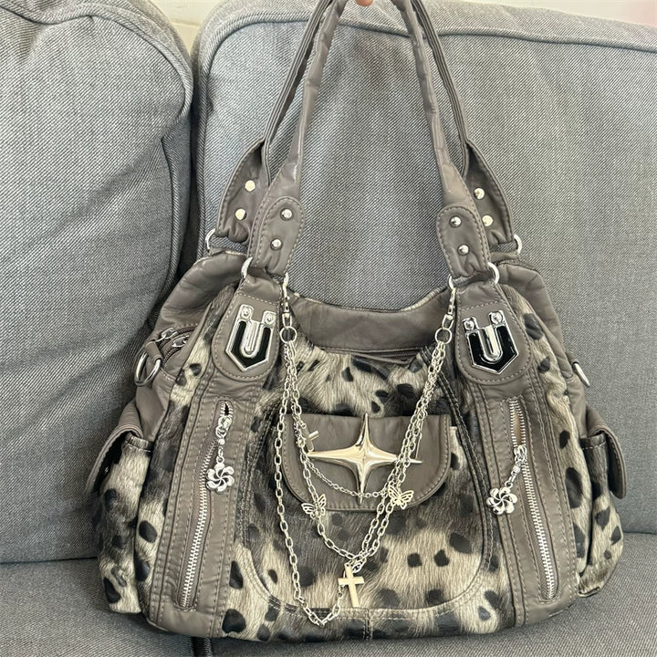 Spotted Y2K Shoulder Bag