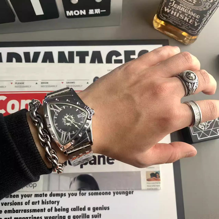 'Quartz' High-End Watch - Silver