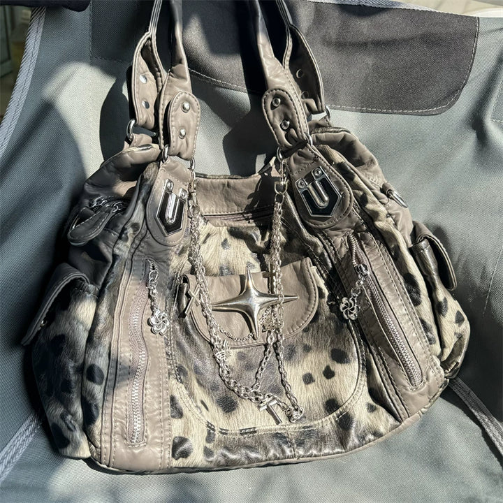 Spotted Y2K Shoulder Bag