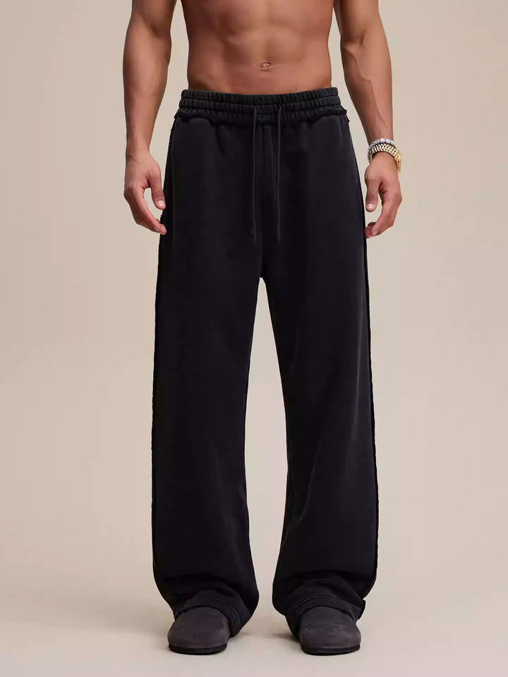'Rigged' Heavyweight Baggy Pants - Light Grey