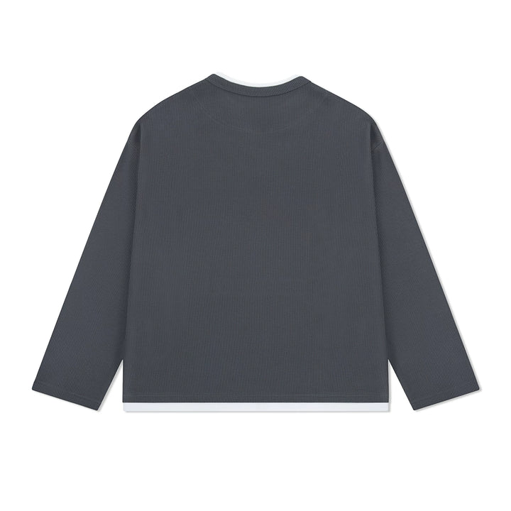 Layered Waffle Henley