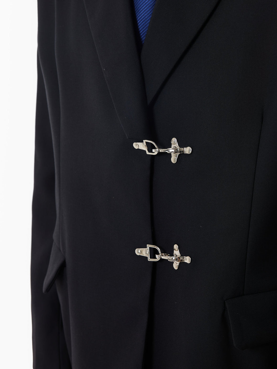 Oversized Fireman Buckle Blazer