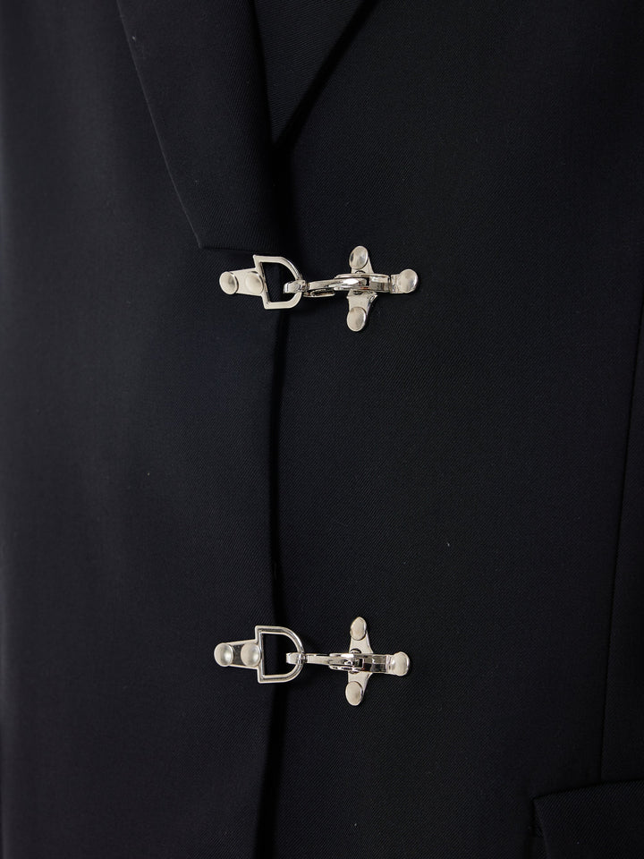 Oversized Fireman Buckle Blazer