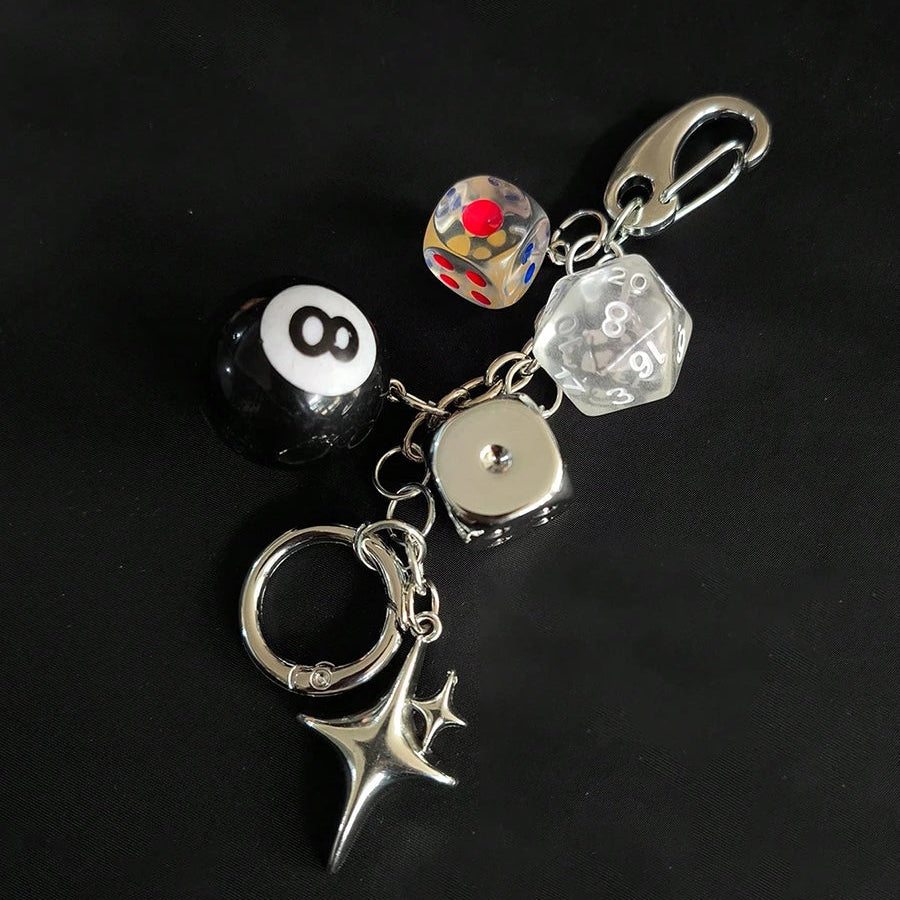 Eight ball key-chain