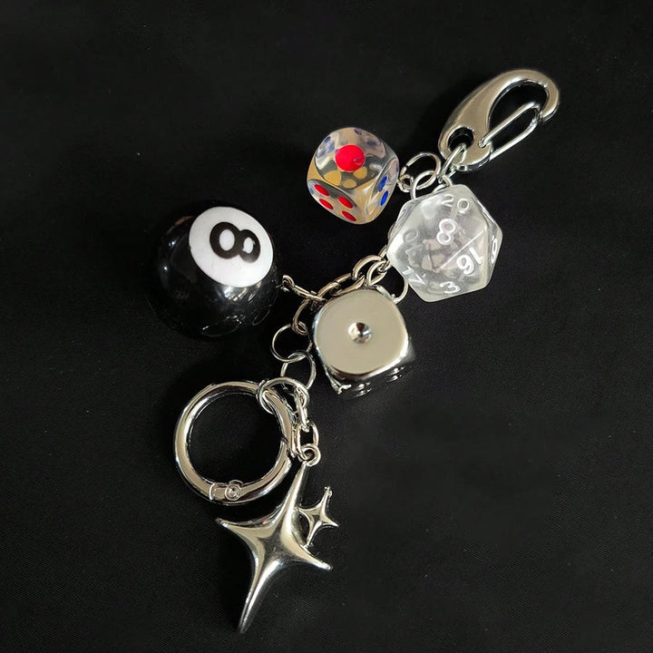 Eight ball key-chain