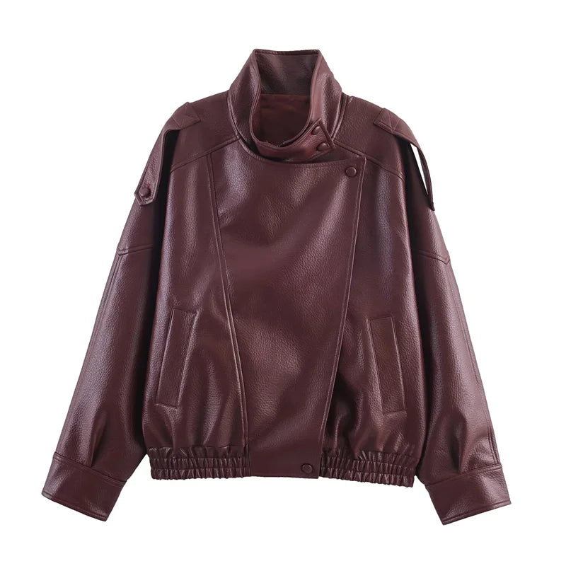 Faux Leather Jacket