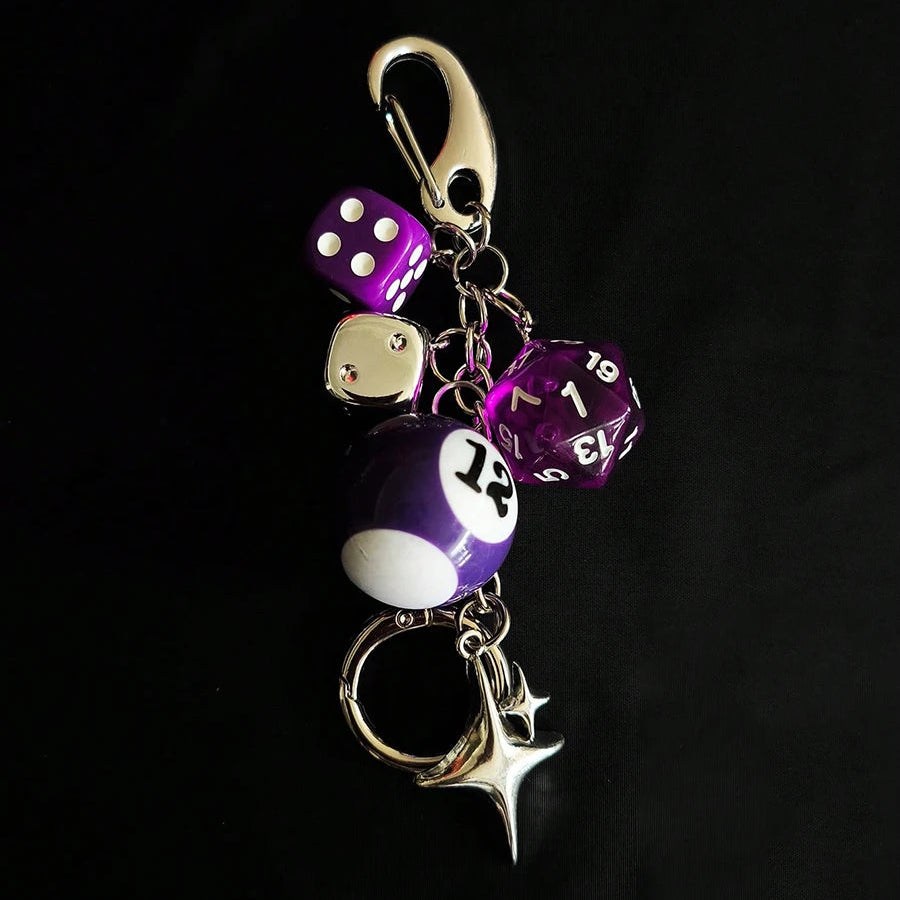 Eight ball key-chain