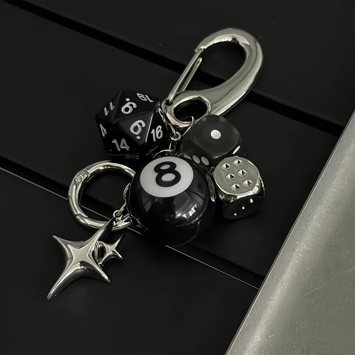 Eight ball key-chain