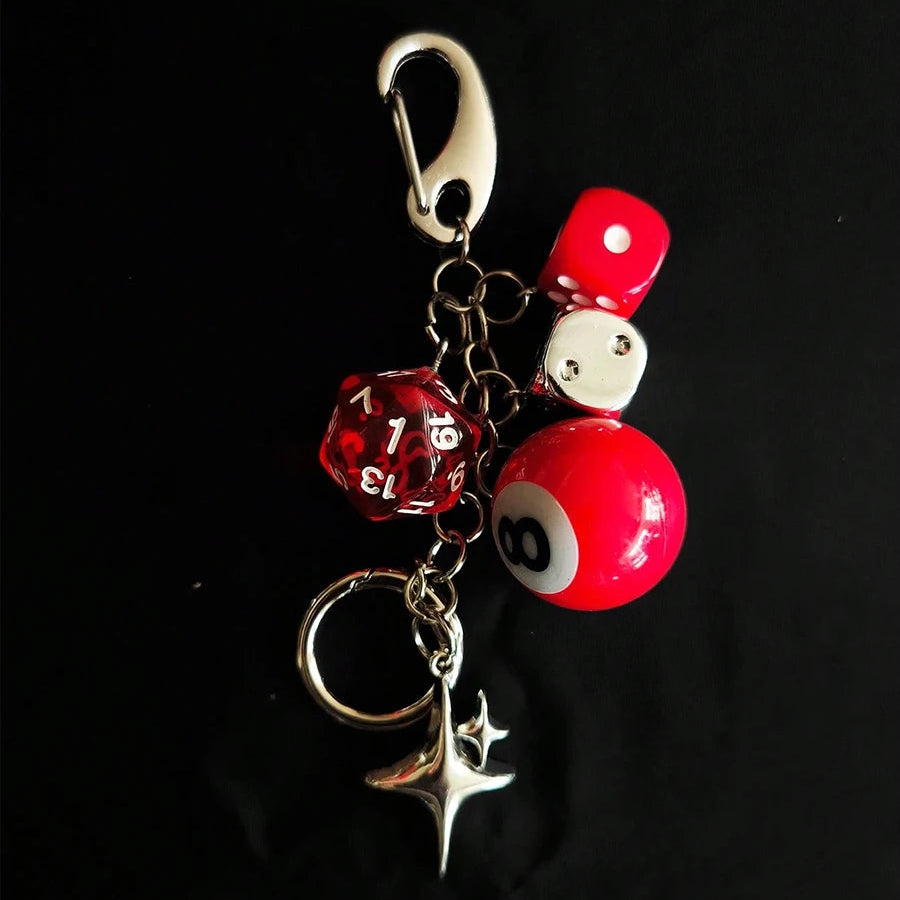 Eight ball key-chain
