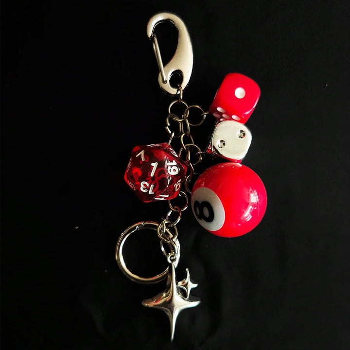 Eight ball key-chain