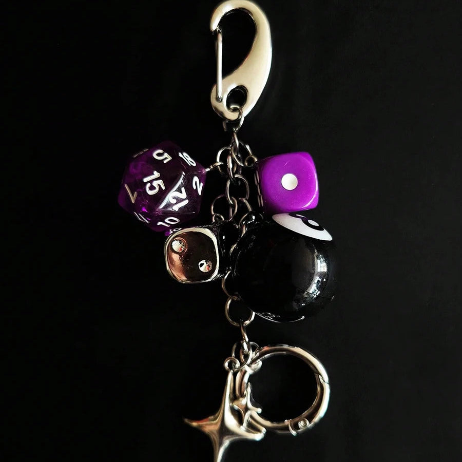 Eight ball key-chain