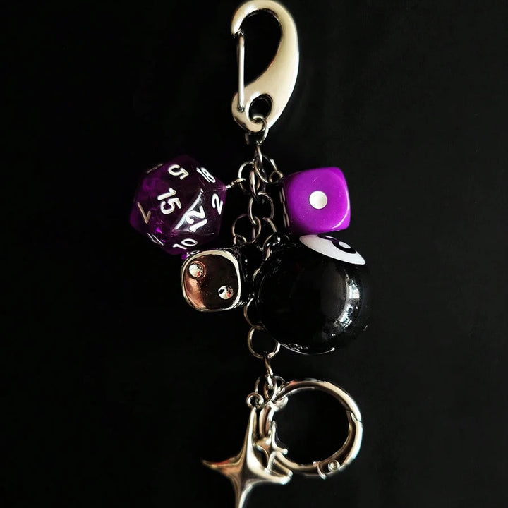 Eight ball key-chain