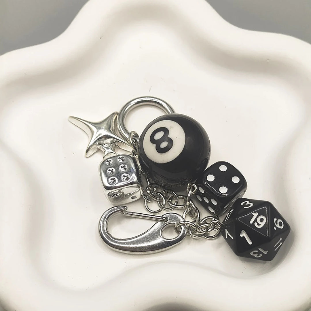 Eight ball key-chain