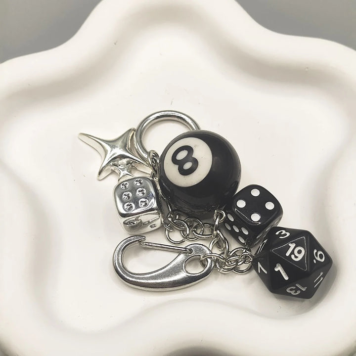 Eight ball key-chain