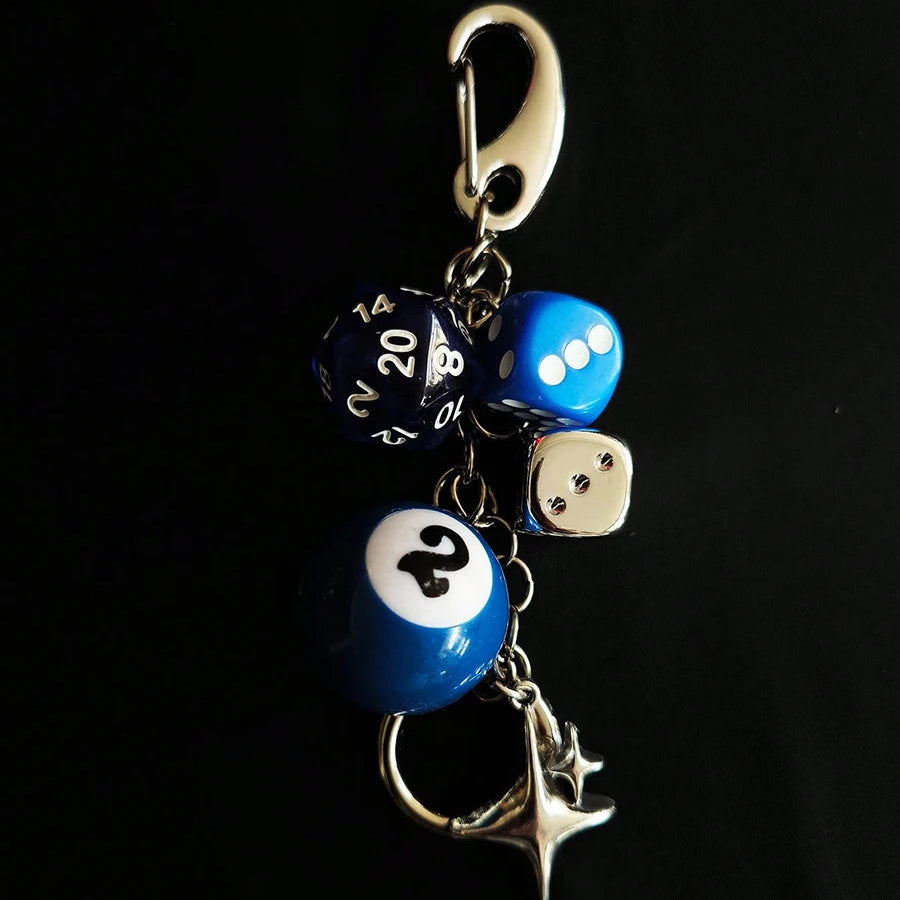 Eight ball key-chain