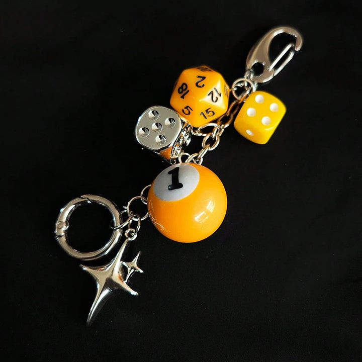 Eight ball key-chain