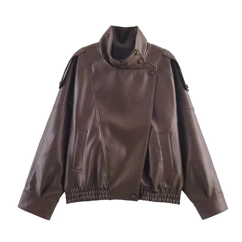 Faux Leather Jacket