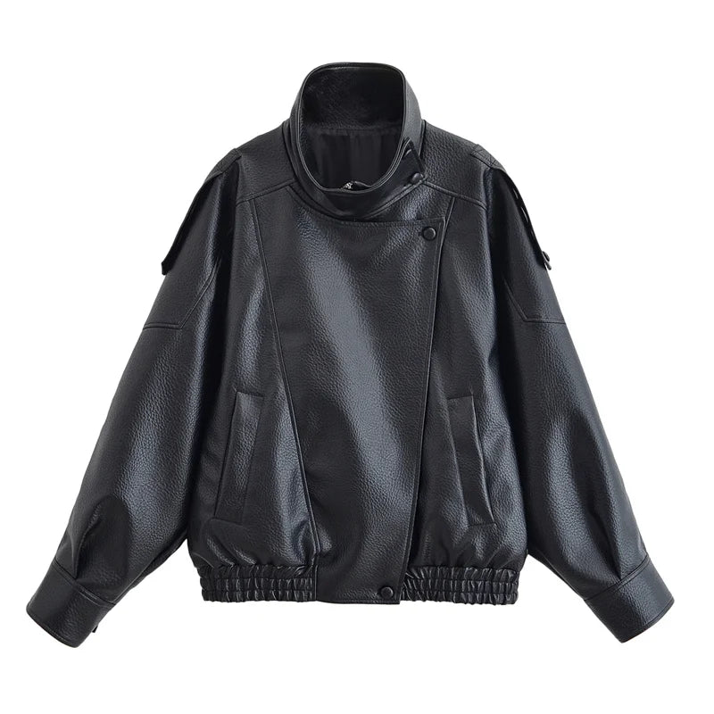 Faux Leather Jacket